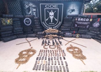 Em seis meses, PMAM apreende 16 toneladas de droga e registra aumento de 18% na captura de foragidos da Justiça